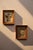 Add a touch of rustic, mid-century Southwestern charm to your wall gallery with this complementary pair of vintage sand...
