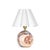 Richly veined natural marble forms the foundation of the Giorgio Mini Table Lamp, bringing depth and character to its...