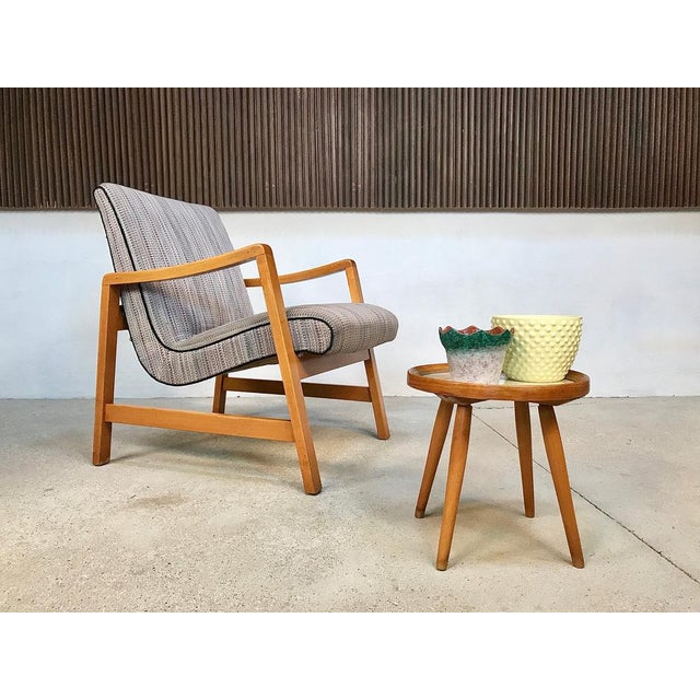 Wood Vostra 602 Easy Chair by Jens Risom for Knoll For Sale - Image 7 of 18