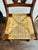 Vintage Tell City Mahogany Harp Back Rush Seat Chair For Sale In Dallas - Image 6 of 12