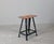 Black Industrial Factory Stool by Rowac, 1920s For Sale - Image 8 of 8