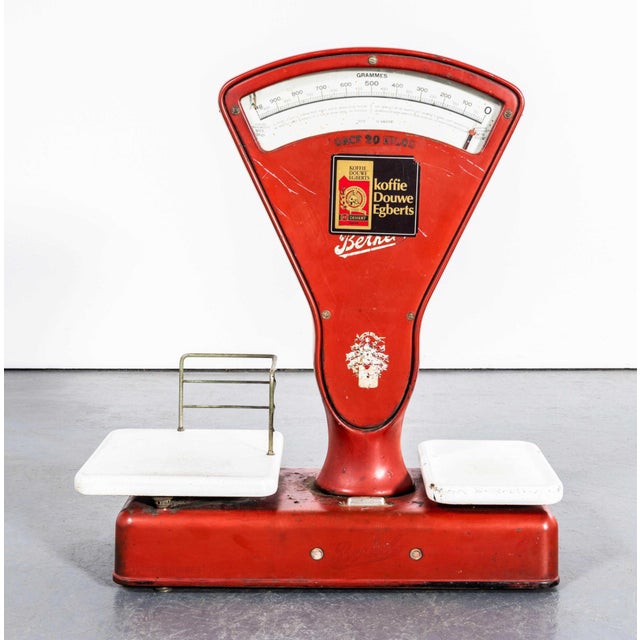 Large Original Shop Weighing Scales, 1950s For Sale - Image 13 of 13