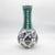 2020s Handmade Ceramic “Gonca” Vase (25cm) – Emerald Green Neck & Tulip Garden Pattern – Mediterranean Home Decor For Sale - Image 5 of 7