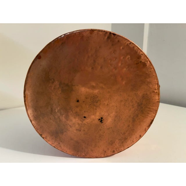 Vintage Copper Tea Kettle With Turned Wood Handle - Large For Sale In Philadelphia - Image 6 of 9