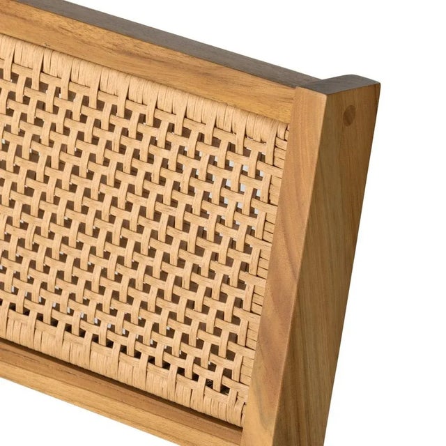 Contemporary Four Hands Merit Outdoor Dining Chair, Natural Teak For Sale - Image 3 of 12