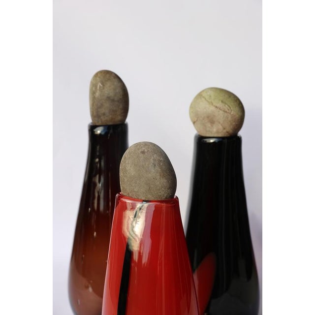 Yutori Dotto Sculpture in Mouthblown Glass by Pia Wüstenberg For Sale - Image 4 of 8