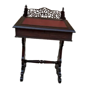 Early 19th Century Victorian Leather Inset “Davenport” Desk