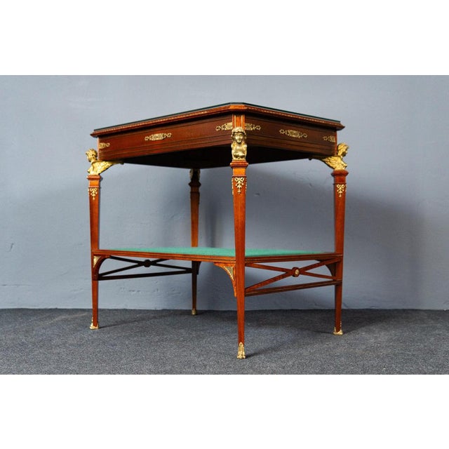 Metal Neo-Empire Salon Table, Early 1900s For Sale - Image 7 of 18