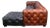 Loom Noir Pavé Two-Tone Leather Sectional For Sale