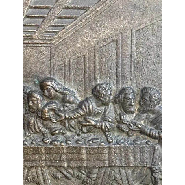 Bas-Relief Plaque in Bronze, 1800s For Sale - Image 3 of 6