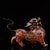 Traditional Vintage Cloisonne Enamel Mythical Beast Figure – 11.8" Qilin Sculpture For Sale - Image 3 of 9