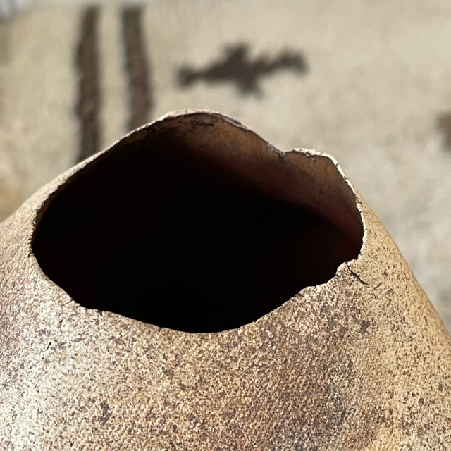 Brown Vintage 1980 Ceramic Vessel by Barbara Rittenberg For Sale - Image 8 of 10