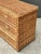 Vintage Braided Rattan Six Drawer Campaign Dresser For Sale - Image 4 of 15