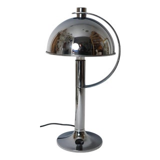 Mid-Century Modern Chrome Table Lamp from Florian Schulz, Germany, 1970s For Sale