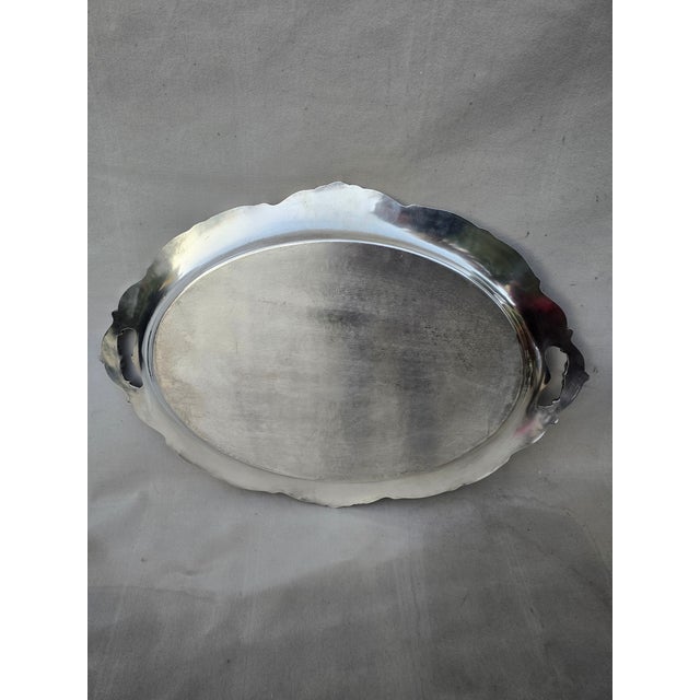 Mid-Century Modern Reed and Barton King Francis Tray For Sale - Image 3 of 13