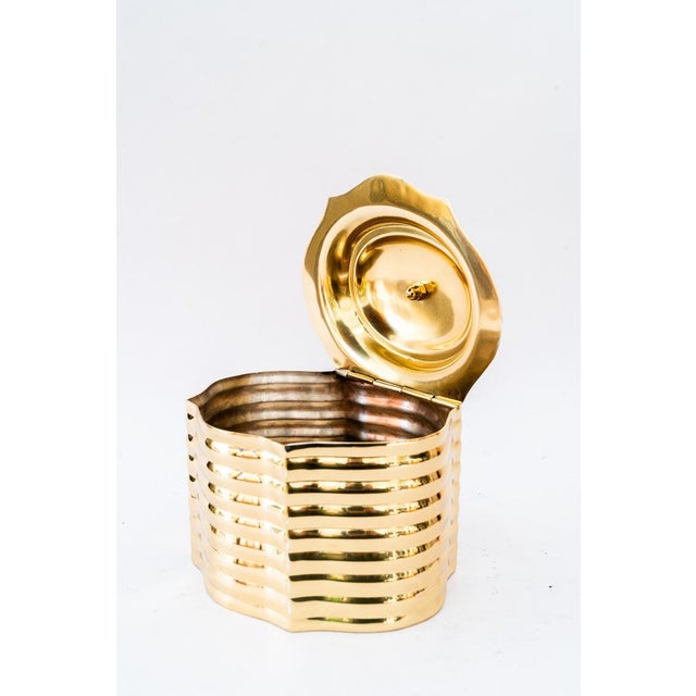Art Deco Brass Jewelry Box, 1920s For Sale - Image 3 of 15