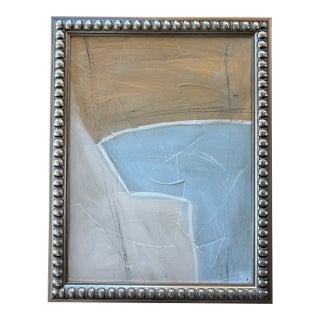 2023 Amanda Carol Collection Abstract Mellow Geometric Painting, Framed For Sale