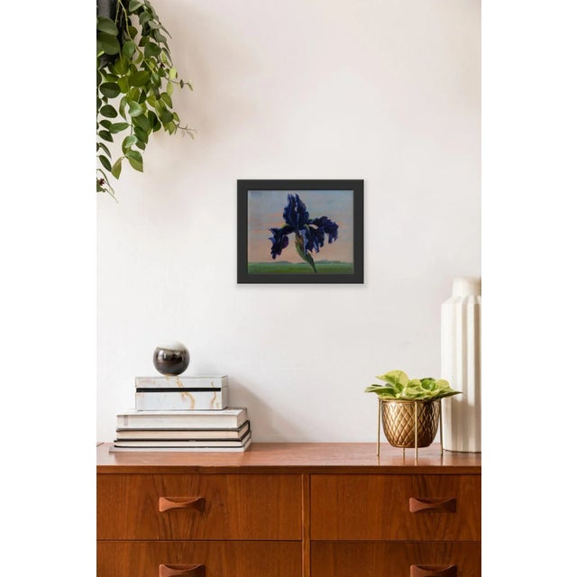 Contemporary Gabryela Wasowicz, An Iris, 1996, Oil Painting For Sale - Image 3 of 6