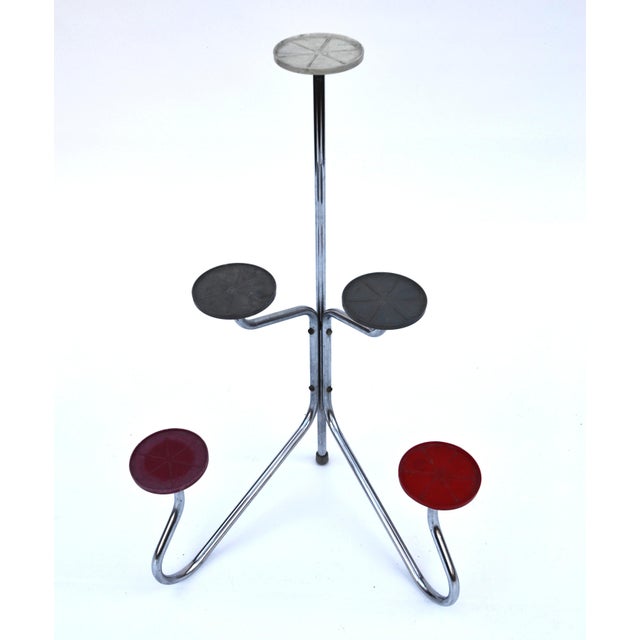 Bauhaus Bauhaus Plant Stand, 1950s For Sale - Image 3 of 5