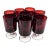 Ruby Red Goblets- Set of Eight For Sale