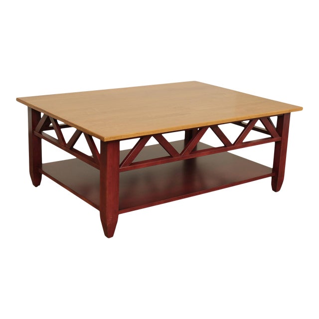 Ethan Allen Country Colors Collection Coffee Table Chairish