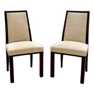 Pair of Art Deco Side Chairs For Sale