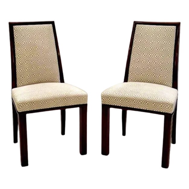 Pair of Art Deco Side Chairs For Sale