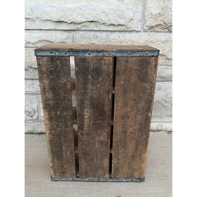 Brown Vintage Wooden Portland Bottling Co Crate From Portland, Oregon For Sale - Image 8 of 10