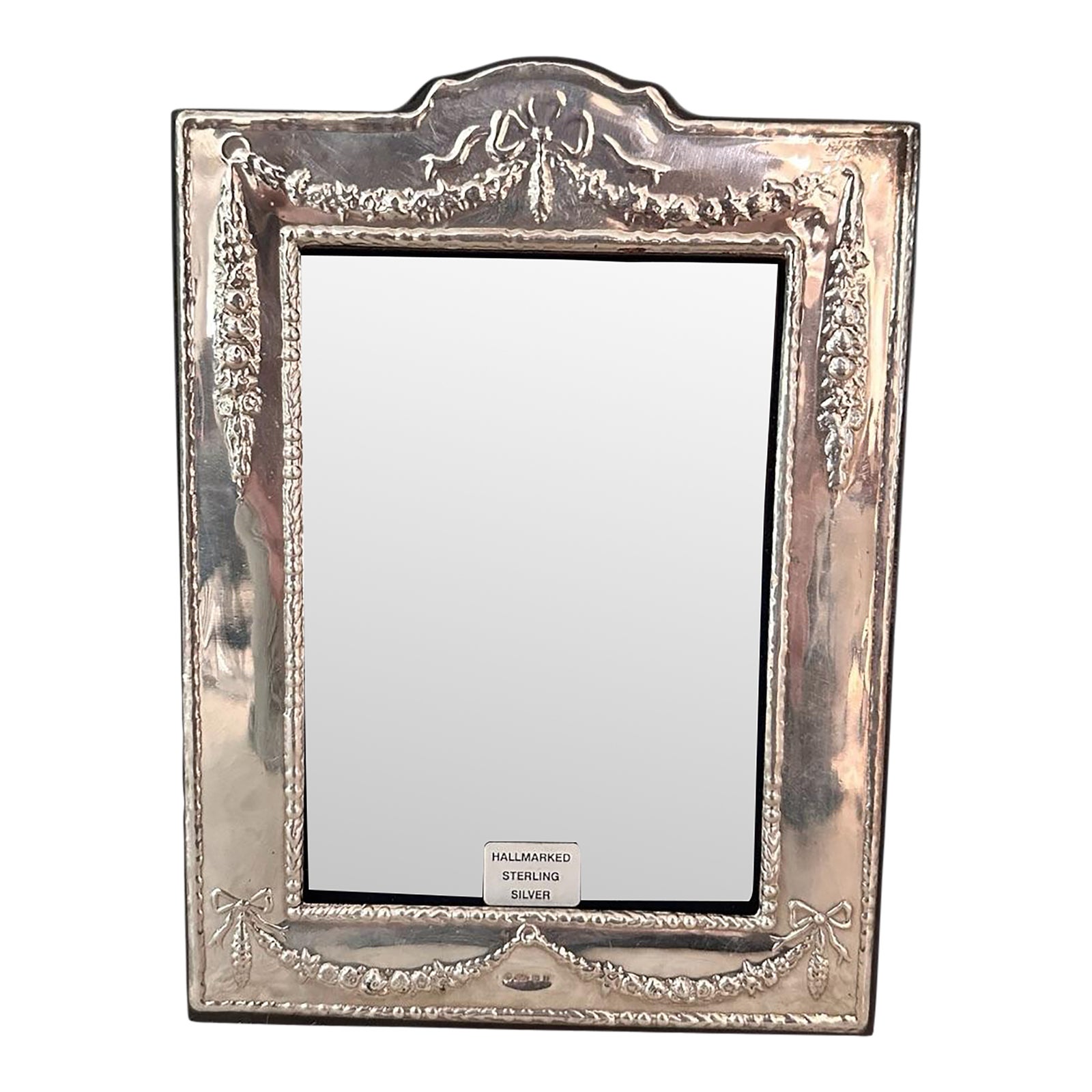 French Louis XVI Style Hallmarked Sterling Silver 5x7 Photo Frame ...