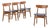 Mid-Century Danish Teak and Leather Chairs from Farstrup Møbler, Set of 4 For Sale