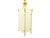 Gilt Metal and Etched Glass Pendant Lamp by Oscar Torlasco for Lumi, 1960s For Sale - Image 8 of 15