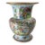 19th Century Chinese Unusual Qing Rose Medallion Yen Yen Vase, Canton Enamel on Stoneware For Sale