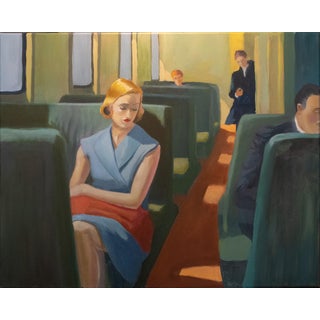 Morning Train' Contemporary Figurative Work by Paul Scaturro For Sale
