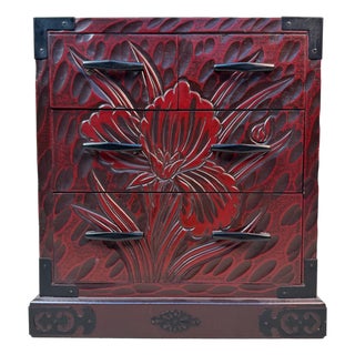 Kamakura-Bori Haribako Jewellery Chest, Japan, 1980s For Sale