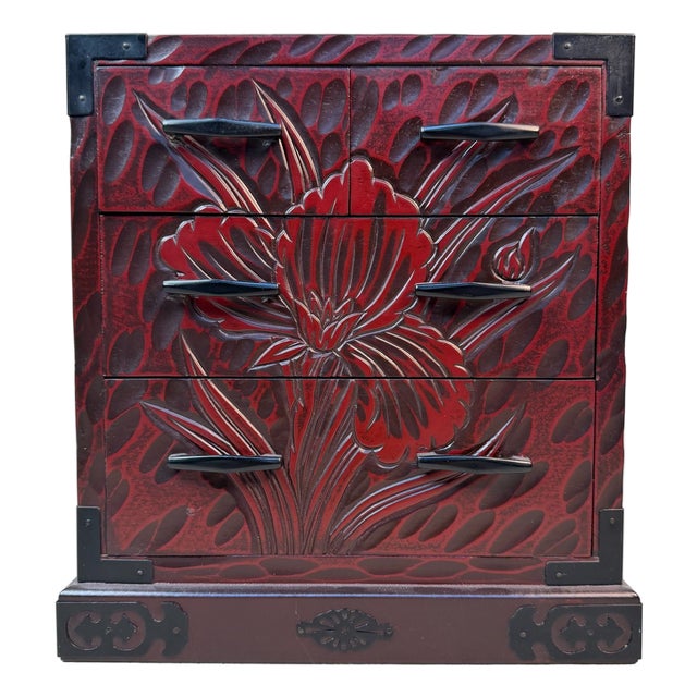 Kamakura-Bori Haribako Jewellery Chest, Japan, 1980s For Sale