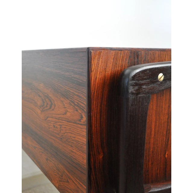 Danish Modern Rosewood Sewing Table, 1960s For Sale - Image 4 of 13