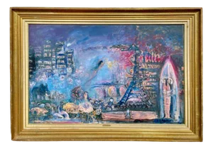 Raffy Le Persan, Hope, 1996, Large Oil on Wood