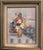 Baby Blue Vintage Impasto Floral Oil Painting on Canvas, Signed "A. Sweeting" For Sale - Image 8 of 16