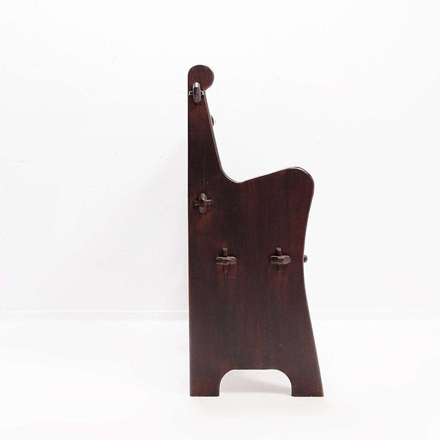 Vintage Wooden Church Bench, 20th Century For Sale - Image 4 of 15