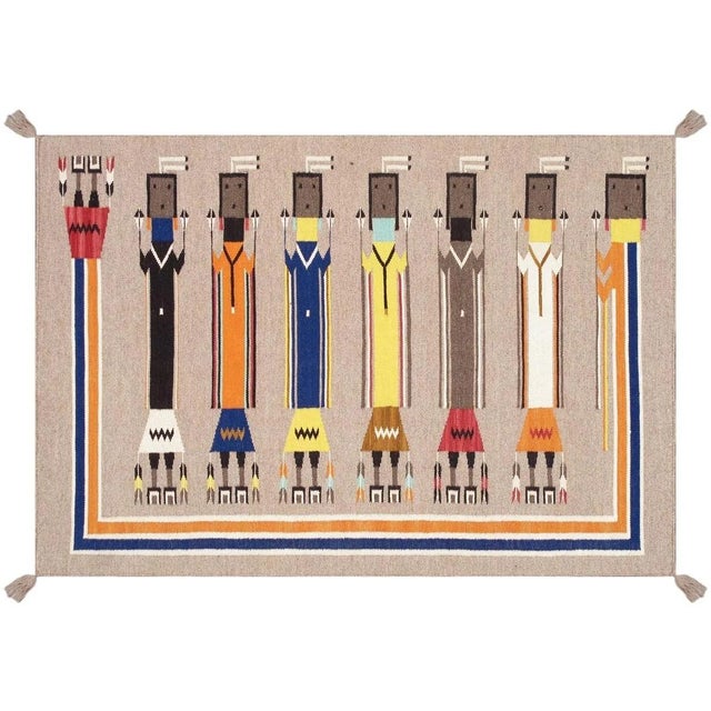 Tuscany Wool Mocha Area Rug, 4' 1'' X 6' 0'' For Sale In New York - Image 6 of 6