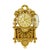 Mid-Century Modern 20th Century Rococo Revival Gilt Wall Clock from Westerstrand, 1950s For Sale - Image 3 of 6