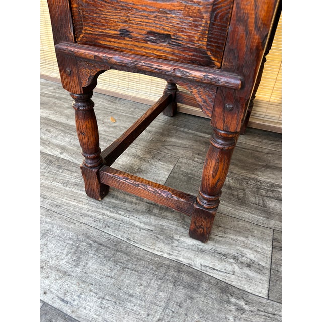 Vinatge Hand Carved Spanish Revival Style Writing Desk. Circa 1960s For Sale - Image 16 of 18