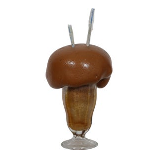 Frozen Moments - Root Beer Float Ii, Resin and Styrofoam Sculpture by Geoffrey Rose For Sale