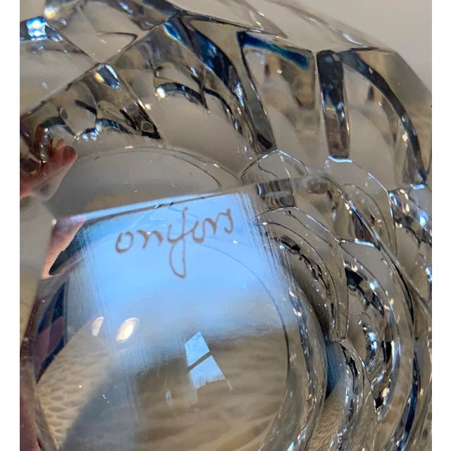 1980s Vintage Orrefors Crystal Candy Dish For Sale - Image 5 of 7