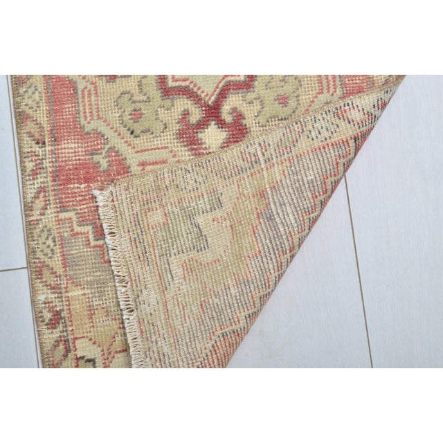 Mid 20th Century Oushak Wool Anatolian Carpet For Sale - Image 4 of 5
