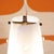 White Vintage Pendant Light Cone with Acrylic Glass Lampshade, 1960s For Sale - Image 8 of 11