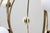 Mid-Century Modern Large 20-Light Chandelier in Brass and Opal Spheres in the style of Stilnovo, 1988 For Sale - Image 3 of 13