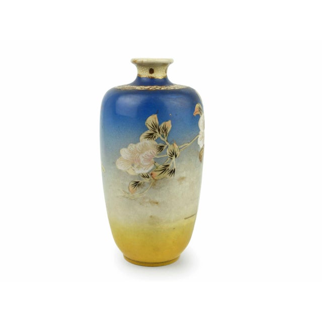 Late 19th Century Hand Painted Satsuma Moriage Vase For Sale - Image 4 of 7