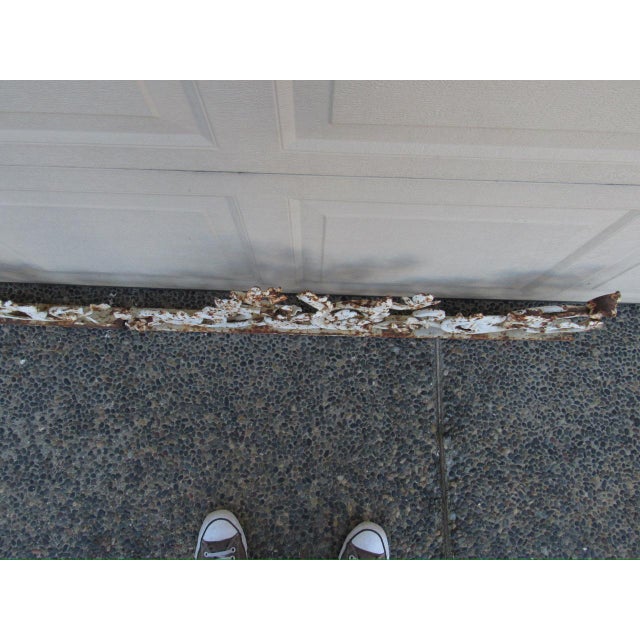 Pair of Crusty French Wrought Iron Fragments For Sale - Image 4 of 11