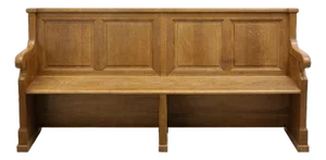 Antique Oak Bench, 1920s